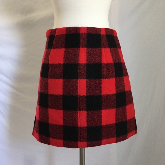 Forever 21 | Women Skirts | Red/Black/Plaid - Picture 4 of 15